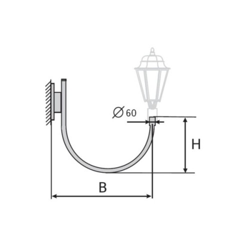 К30-0,5-0,6-12-5 кронштейн однорожковый